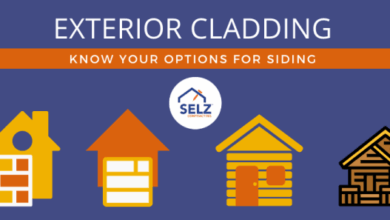 Exterior cladding materials