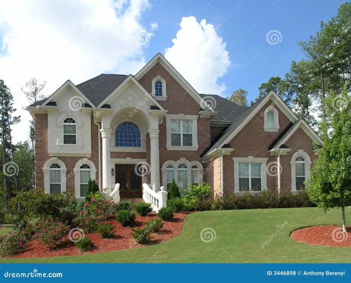 Premium Photo | Beautiful modern style luxury home exterior at sunset ...